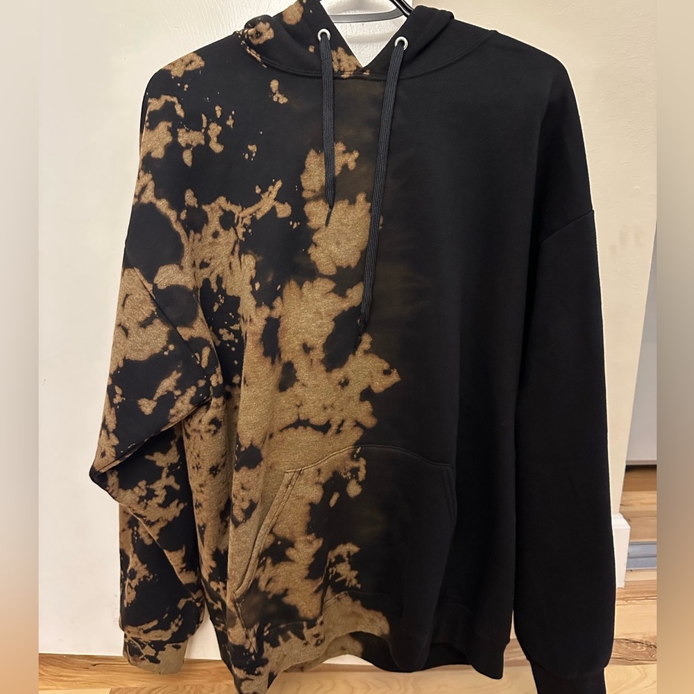 Half Bleached Hoodie